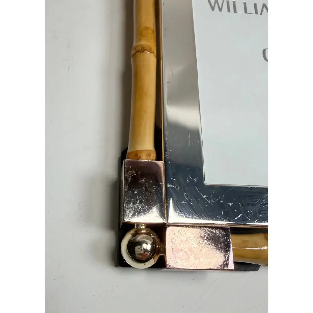 William Yeoward Crystal Classic Bamboo Frame 5 x 7 $510